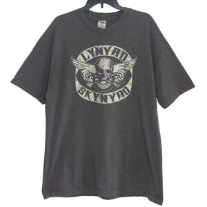Alstyle Apparel & Activewear Lynyrd Skynyrd Gray Short Sleeve Band Tee Size XL